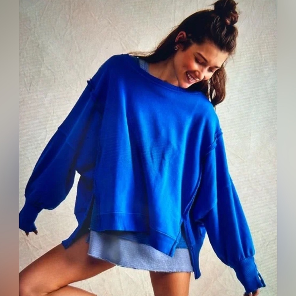 NWOT Free People We The Free Camden Lake Victoria Size Large